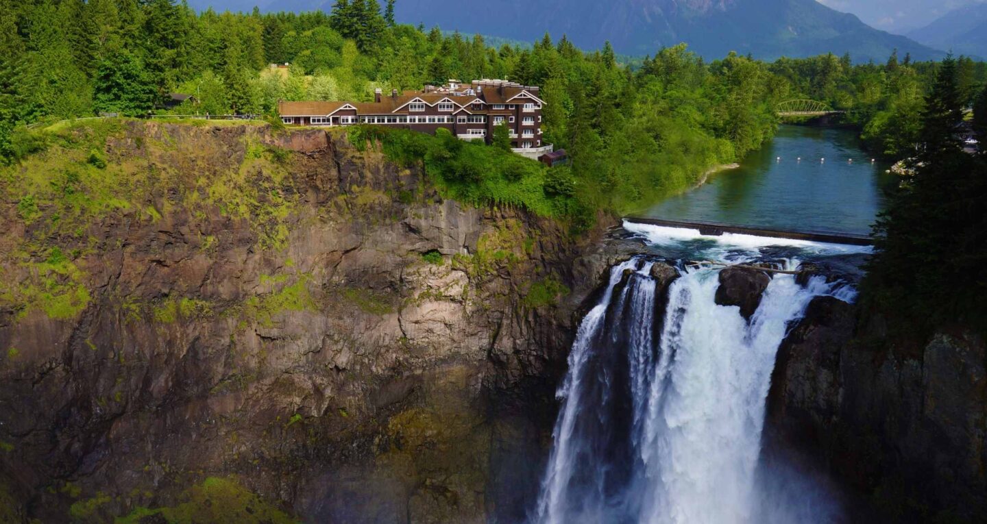 Salish Lodge with Waterfall